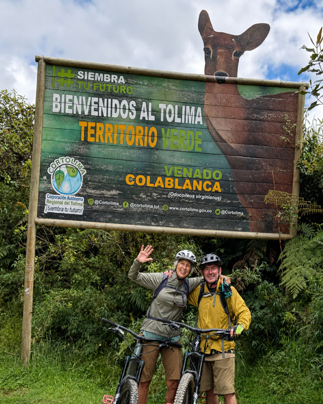 Dena Platis riding with Trail Hunters in Colombia