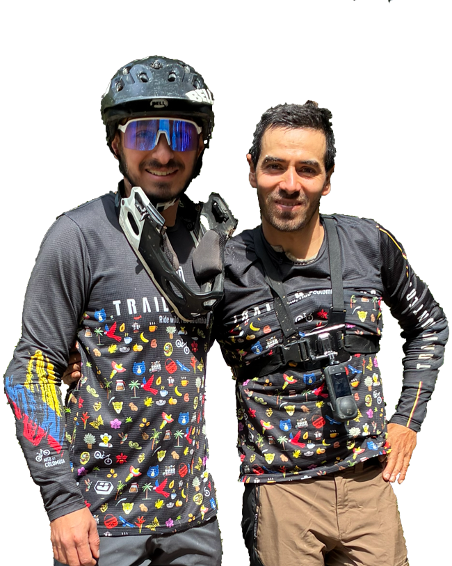 Simón and Sergio from Trail Hunters