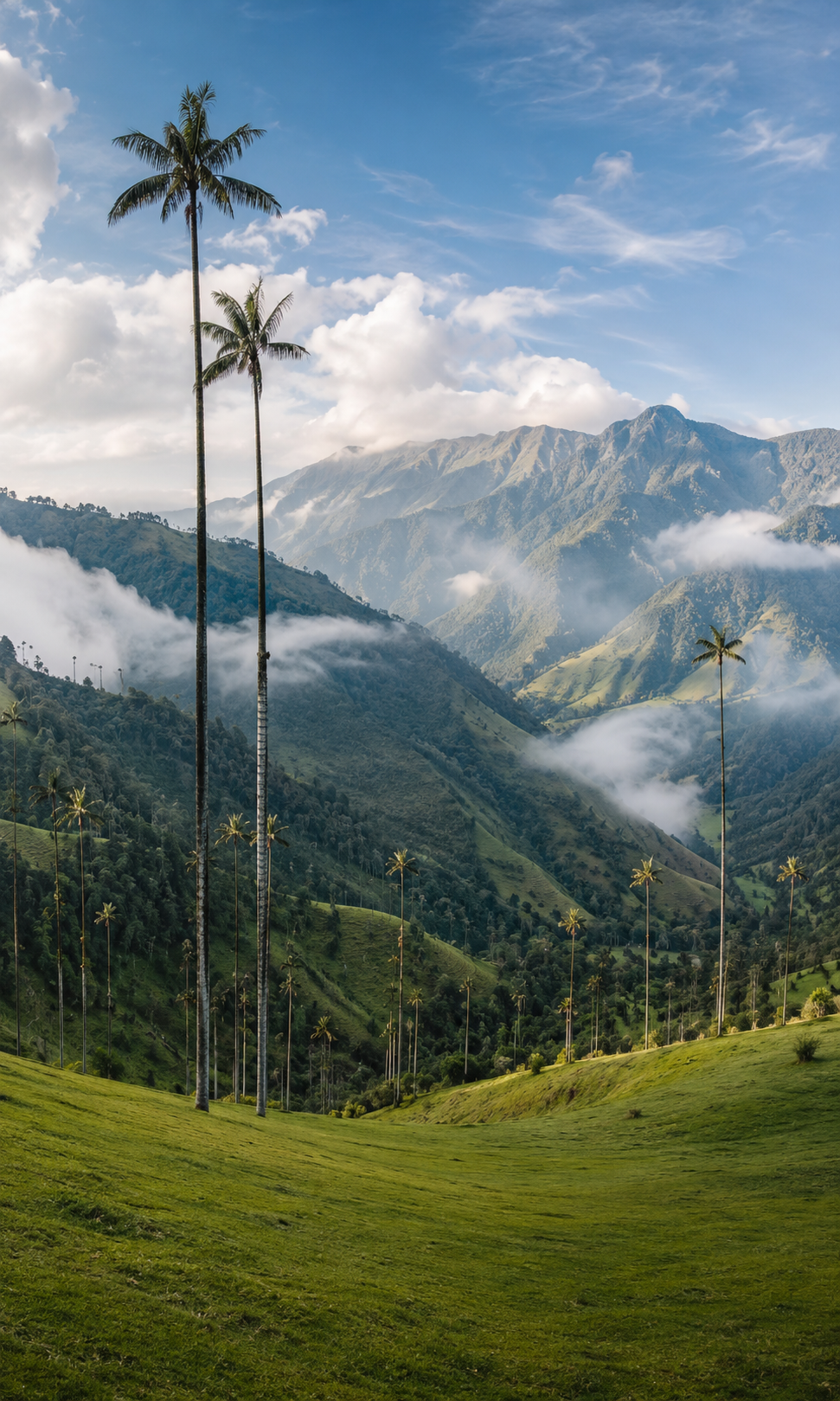 Wax palms and landscapes in Colombia's Coffee Region